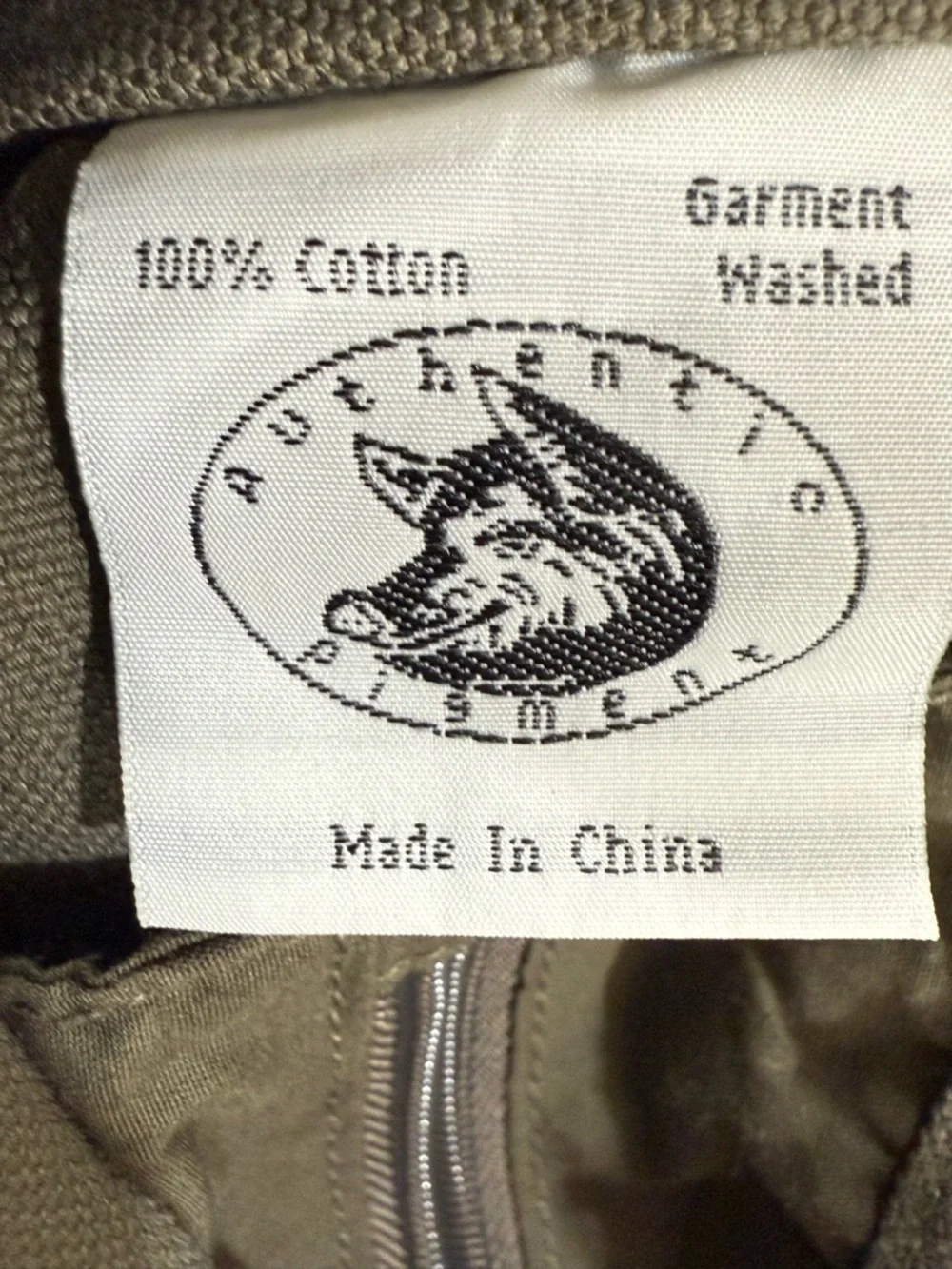 Garment Washed Men's Dark Gray Canvas Messenger Bag with Embroidered Icons